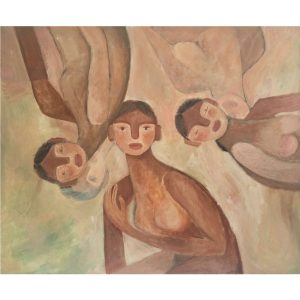 Annemieke Denters | Orbit | acryl-oil-linen | 100 x 120 cm