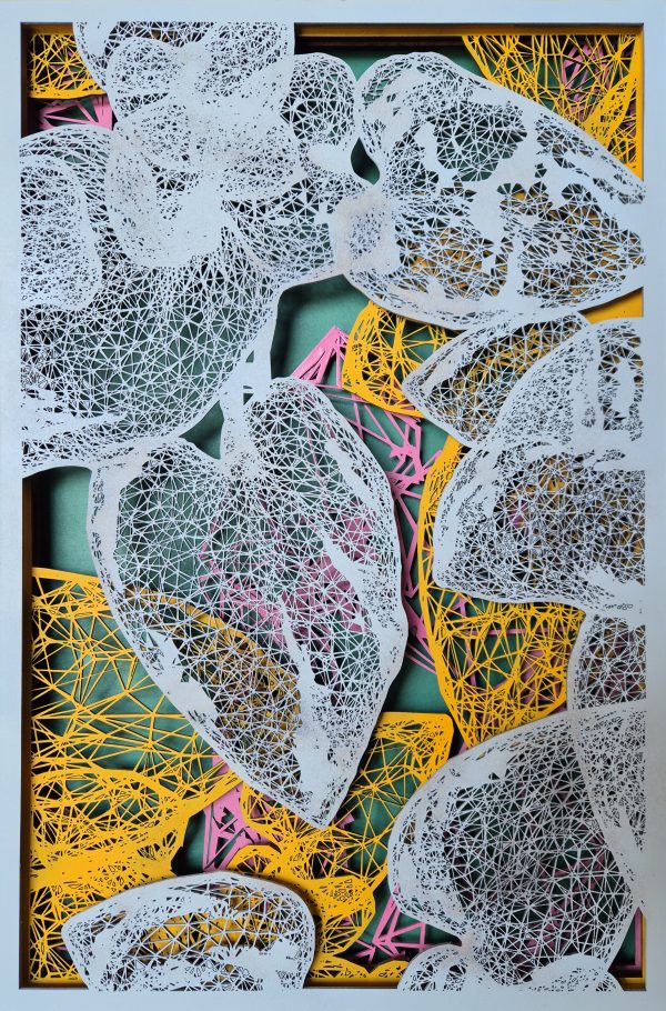 Daniel Martin | Synthesis IV | Laser cut monotype | 60 x 40 cm - Afbeelding 2