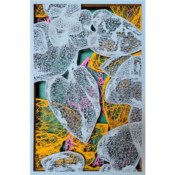 Daniel Martin | Synthesis IV | Laser cut monotype | 60 x 40 cm