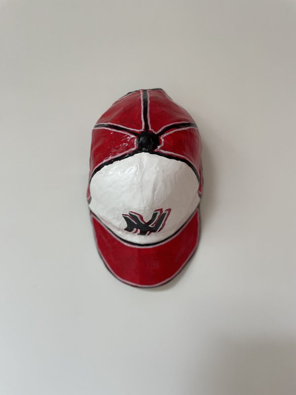 Identify | Olav van Lede | NY red | 30 x 15 x 10 cm | Painted ceramics - Afbeelding 4