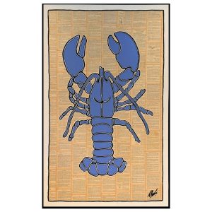 Olav van Lede | Homard bleu 1927 | 100 x 160 cm