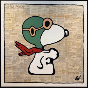 Olav van Lede | Never Forget | 150 x 150 cm | Mixed media