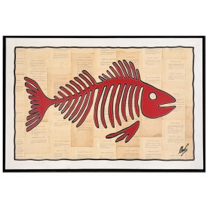 Olav van Lede | Overconsumptie | 120 x 180 cm | Background l'art d accomoder le poisson parijs 1880