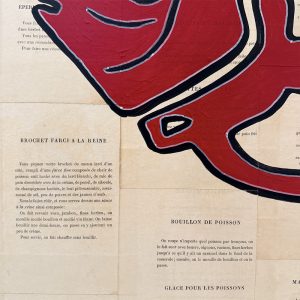 Olav van Lede | Overconsumptie 2 | 120 x 180 cm | Background l'art d accomoder le poisson parijs 1880 (kopie)