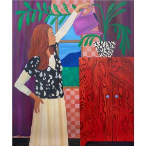 Renske Herder | A plant doesn't sprout immediately | oil on linen | 100 x 120 cm