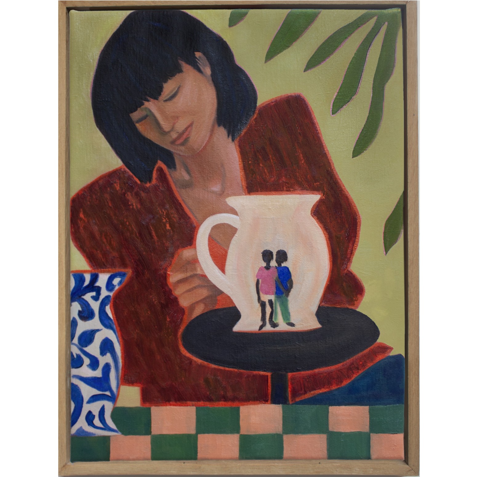 Renske Herder | New beginnings | acryl and oil | 30 x 40 cm