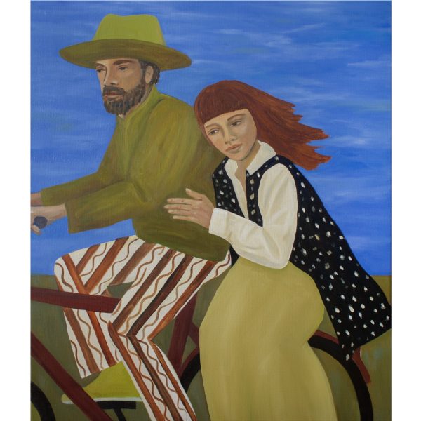 Renske Herder | Riding home | oil on linen | 70x60 cm | sold