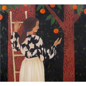 Renske Herder | Every good tree bears fruit | oil on linen | 90 x 100 cm