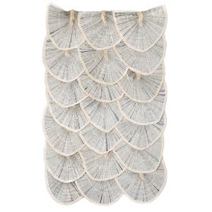 Annita Smit | Schutbladen | 80 x 120 cm | encyclopedia paper