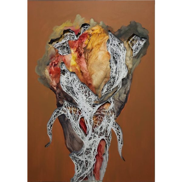 Daniel Martin | In Bloom | Laser cut oil painting | 100 x 70 cm