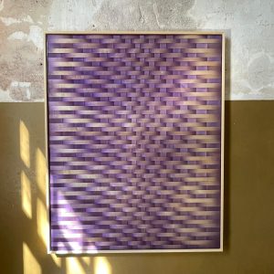 Tjimkje de Boer | Roots Amethyst 3 | 80 x 100 cm | mixed media