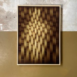 Tjimkje de Boer | Bronze deep 1 | 50 x 70 cm | mixed media