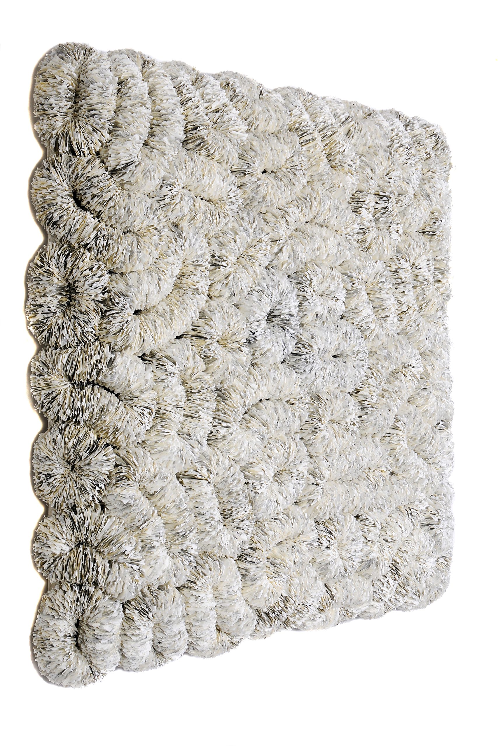 Annita Smit | Wasdom | 112 x 112 x 14 cm | Bewerkt bijbel papier - Image 3