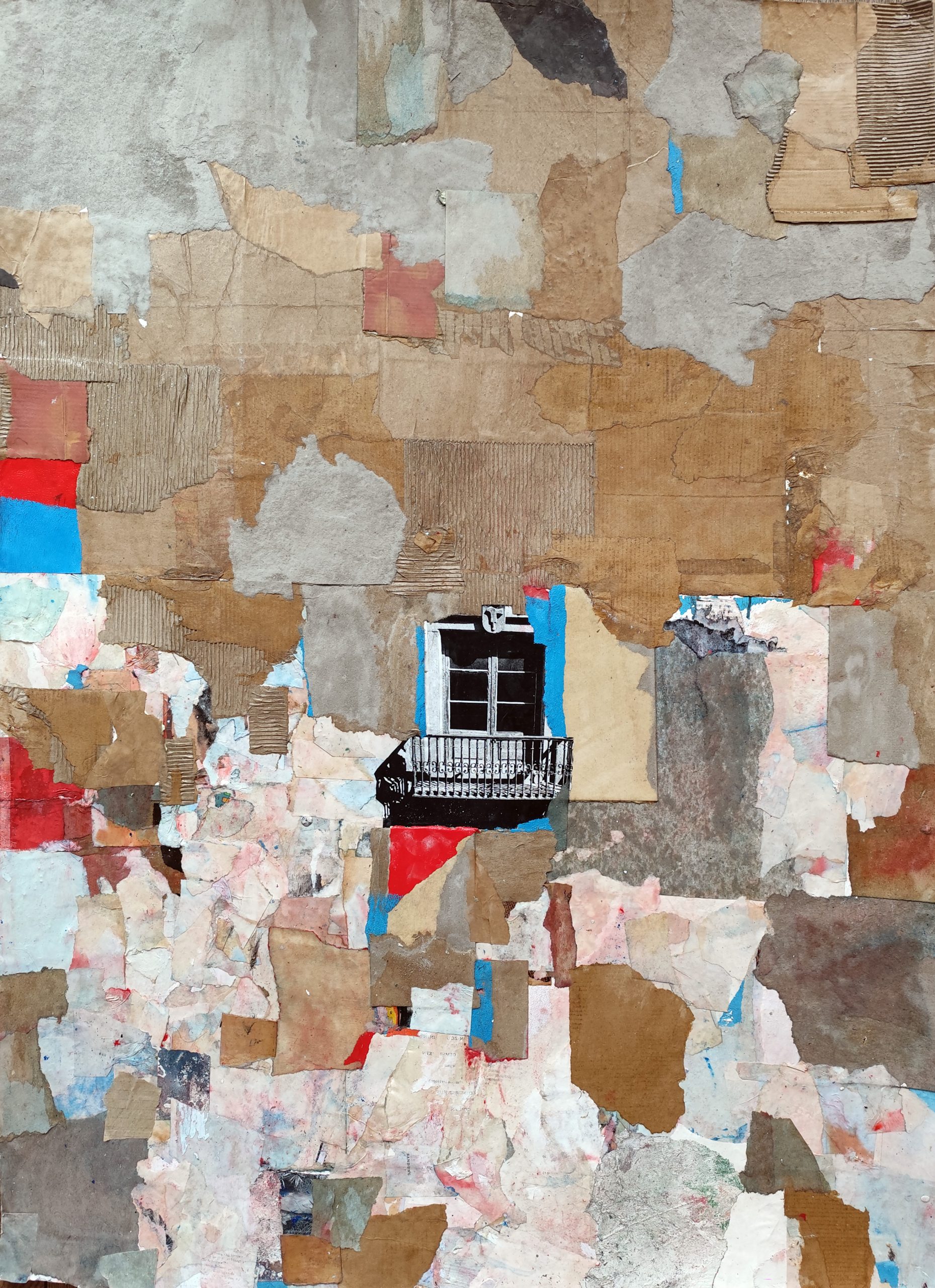 Jeroen Blok | Window | collage | 110 x 80 cm - Image 2